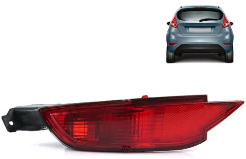 ROBUST Nebelschlussleuchte Links fr Ford C-Max Mk2, Fiesta, Grand C-Max (ab 2008/2010/2012) - Halogen, Schwarz, Kunststoff - OEM 1552729, 1681884