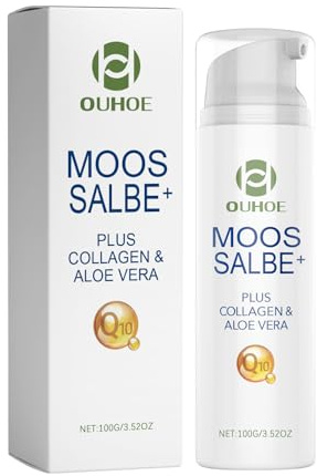 Moossalbe Plus, Mooscreme gegen Falten, Moos Salbe Gegen Falten Gesicht, Moossalbe Gesicht Falten Antifaltencreme Soforteffekt Moos Salbe (1PC)