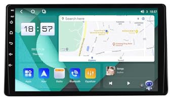 For Toyota Sienna 2016-2018 Car Stereo 2 DIN Wireless Carplay Android Auto 9 Full IPS Touchsreen HD Live Rearview/BT 5.0/WIFI/4G SIM/DVR/GPS/SWC/OBD 2/FM AM Radio RDS DAB+DSP(M800S)