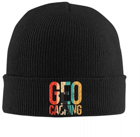 EIILHUED Vintage Rétro Geocaching Cadeau Chapeaux Tricotés Qualité Cadeaux en Plein Air Hommes Femmes Couvre-Chefs Casquettes Tricotées
