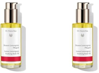 Dr. Hauschka, Zitronen Lemongrass Pflegeöl unisex erfrischendes Körperöl ml 2er Pack x 192 g, Lavendel, 75 ml