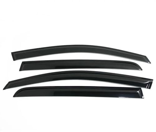 DZSQOMHGD Windabweiser Für VW Für Golf 5 V Für MK5 Für TDI GTI R32 2004-2008 Sonne Regen Wache Tür Visier Wetterschild Seite Fenster Deflektoren Windabweiser Seitenfenster