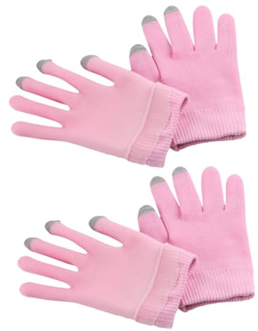 FOMIYES 2paare Feuchtigkeitsspendende Handschuhe Schutzhandschuhe Für Trockene Hände Touchscreen-handschuhe Handpflegehandschuhe Für Damen Gel-handschuhe Für Spa-behandlungen Wiederverwend
