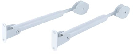 Orivin Tensor De Cordón Universal Con Resorte, 2 Unidades, Barra De Tensión De Metal, Polea Ajustable Para Cortinas, Persianas Verticales, Bucles De Cordón.