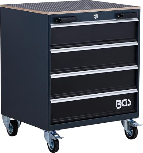 BGS 80220 | Carro de herramientas | 4 cajones | vacío | para sistema de módulos de pared