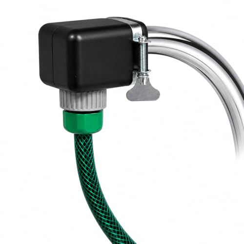 Garden Mile Square Mixer Tap Hose Connector, Universal Adapter for 1/2 Garden Hose Pipe, Leak Proof, with Metal Clamp