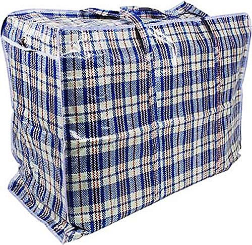 PLASTIKTASCHE Auswahl Jumbo Unterbettkommode Wäschetasche Aufbewahrungs Tasche kariert AUSWAHL XXL XL L GROß