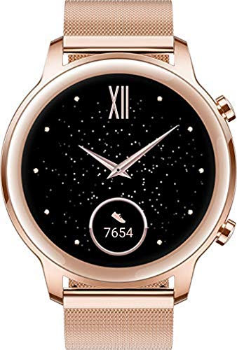 HONOR MagicWatch 2 42 mm Smart Watch, Fitness-Aktivitätstracker mit Herzfrequenz- und Stressmonitor, Übungsmodi, Lauf-App, Gold