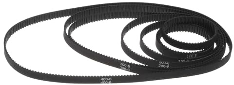 sourcing map 8pcs 2GT Closed Loop Timing Belt Assorted Size 110mm 112mm 122mm 158mm 200mm 280mm 300mm 400mm Length, 6mm Width, 3D Printer Timing Belts