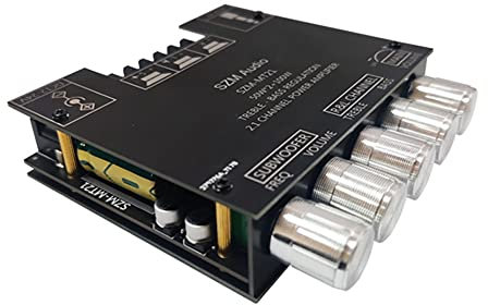 Misamo MT21 2.1 Channel Bluetooth 5.0 Subwoofer Amplifier Board Power Audio Stereo Amplifier Board Bass AMP AUX