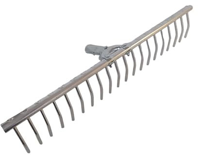 NG NICCOLAI RASTRELLO FIENO IN ALLUMINIO CON O SENZA MANICO IN LEGNO MADE IN TALY (SENZA MANICO)