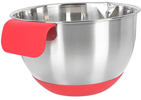 PRETYZOOM Bol Mélangeur à Œufs Bol De Cuisine Acier Inoxydable Récipient De Rangement Pour Cuisine Vaisselle Ménagère