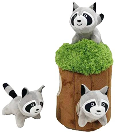 TAKOXIA 4 Stück/Set für kreatives Baumhaus Haustier interessantes Versteckspielzeug weiches Stofftier Spielzeug leicht zu reinigen Quietschen