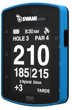 Swami KISS 2.0 Handheld Golf GPS Ragnefinder with Integrated Magnets - Blue