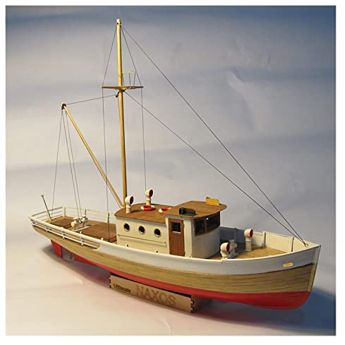 1:50 Statischer Bausatz Fischerboot Aus Holz Naxos Bausatz Schiffsmodell DIY-Sammlung