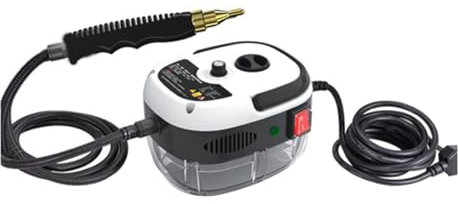 Reapyyt Pulitore a Vapore Sterilizzazione Ad Alta Temperatura Aria Condizionata Cappa da Cucina Pulitore a Vapore per Casa/Auto 220 V Spina UE Bianca