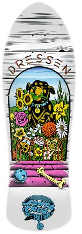 Santa Cruz Dressen Pup Reissue Skateboard-Decks, 24,1 x 74,8 cm