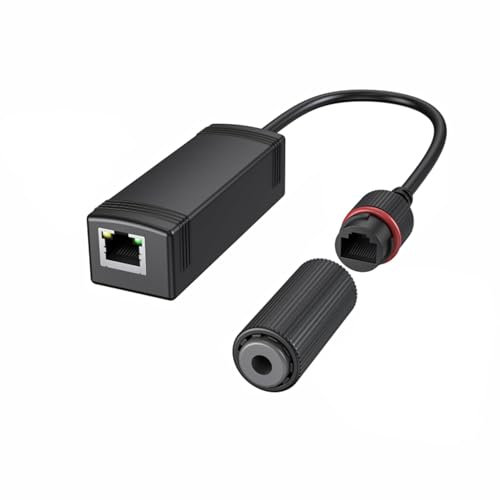 REVODATA Waterproof Gigabit 48V to 24V PoE Converter, Output 24V, IEEE802.3 af/at, 25W Max, 10/100/1000Mbps PoE to 24V Adapter for Power Passive 24V Board devices, Plug and Play(PD3002G)
