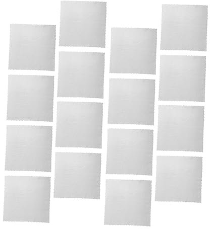 FRCOLOR 100pièces Chiffon de Nettoyage pour Bijoux Argent Lot de Chiffons de Polissage pour Nettoyer Bijoux et Couverts