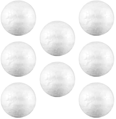 zalati 100 pezzi da 2,5 cm, palline di polistirolo espanso bianco per decorazioni natalizie fai da te per bambini, progetti scolastici e decorazioni per feste pasquali