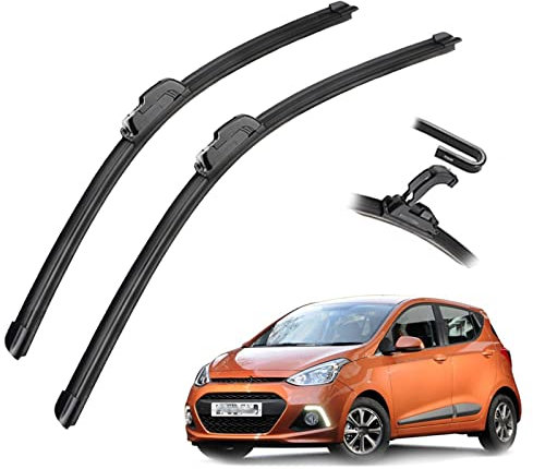 ZWXHN 2 Pcs/set Car Front Window Windscreen Wiper Blades Brushes Cutter Accessories For H&yun&dai I10 MK2 2013 2014 2015 2016 2017 2018