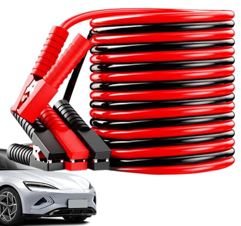 Arrancador De Coches - Cable Batería Coche | Cables De Refuerzo | Asistencia en Carretera Con Pinzas De Para Baterías Descargadas De Coches Camiones 12V | Arrancador De Baterias De Coche