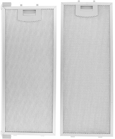 AllSpares Metall-Fettfilter Set 352812/00352812 & 352813/00352813 für Siemens/Bosch | Vorder- & Rückseite | Ersatzfilter für Dunstabzugshaube | spülmaschinengeeignet | Maße 420x175 mm & 445x175 mm
