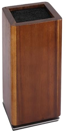 Tktouci Bloque magnético de cuchillos | Soporte magnético de madera giratorio de 360° de doble cara, para entusiastas de la cocina, cocineros profesionales, chefs, cocina, club, apartamento