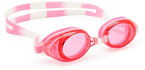 EnzoDate Kinder Schwimmbrille + 1 bis + 8, -1 bis -8, Anti-Beschlag UV-Schutz Wasserdicht
