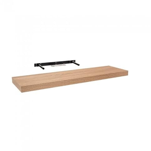 Velano - Bücherregal Wand - Wandregal 79,5x23,5 cm - Regal Wand - Schweberegal - Hängeregal - Regalbrett - Sonoma Eiche - Küchenregal - Bücherregal Kinder - Deko Wohnzimmer - Gewürzregal Wand