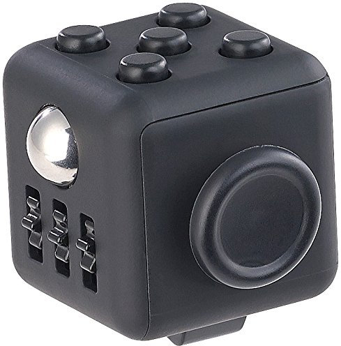 Newgen Medicals Fidget Cube: Anti-Stress-Würfel mit 5 Funktionen gegen Nervosität, Stress und Wut (Fidget Würfel, Spielzeug gegen Nervosität, Geduldspiele)
