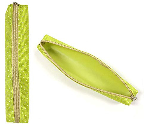 BETOOL Federmäppchen, Bonbonfarben, Stiftehalter, niedlich, schlank, für Kinder, Erwachsene, Schule, Büro, Reisen, 1 Stück, Grün