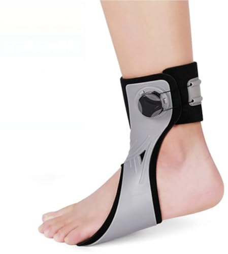 Orthese Medizinische Knöchel, Drop Foot Brace, Plantarfasziitis-Nachtschiene, Fußheber Stabilizer für Arthritis, Sehnenscheidenentzündung, Hängefuß Left,Large