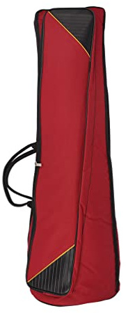 Generic Trombone Bag Waterproof Oxford Cloth Musical Instrument Storage Backpack with Thick Padding Large Capacity 33.46 Inch Trombone Carrying Case