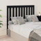 Tidyard Bed Headboard Fashion Bedroom Decor Wooden Headboard Black 126x6x101 cm Solid Wood Pine 147