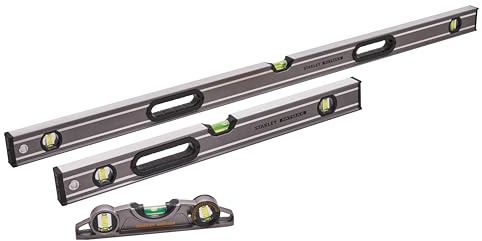 Stanley FatMax® Extreme Set, 3 Piece, Includes 1 x 60cm Beam, 1 x 120 cm Beam and 1 x 25cm Torpedo