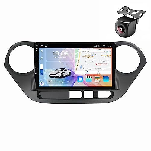 Android 12 Autoradio per Hyundai Grand I10 2013 2014 2015 2016 2017 2 DIN Stereo Car Tablet Pollici Schermo MP5 Lettore Multimediale Receiver GPS Radio con Car-play Android auto (M400S 8core 4+64G)