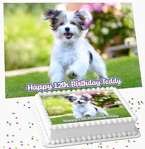 YOUR OWN PHOTO IMAGE BIRTHDAY PARTY ICING EDIBLE LARGE CAKE TOPPER DECORATION SUITABLE FOR USE ON COSTCO CAKE