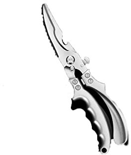 CanEve Craft Scissors Heavy Duty Kitchen Scissors Chicken Bone Shears Stainless Steel Fish Scale Poultry Seafood Vegetable Cutter Scissors