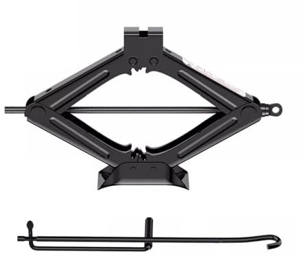 XUHONGYA Cric A Forbice for Auto da 2 Tonnellate, capacità 4.409 Libbre, A Basso Profilo, con Base Ampia E Leva Semplice, Kit for Cric for Auto, for Carichi Pesanti, Sollevatore A Forbice, Strumento