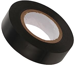 MUCKLILY 20m Pvc-isolierband Schwarz Selbstklebend Für Elektroarbeiten Kabelisolierung Und Heimwerkerprojekte Vinylband Mit Hoher Abriebfestigkeit Und Säurebeständigkeit