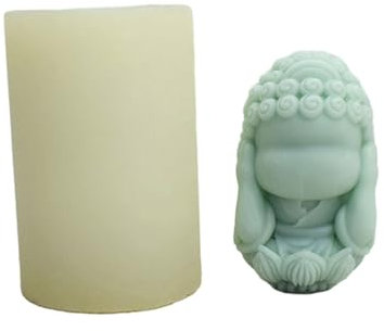 WOURRD Molde de estatua para hacer adornos de yeso, decoración del hogar, manualidades, estatua 3D, molde de silicona