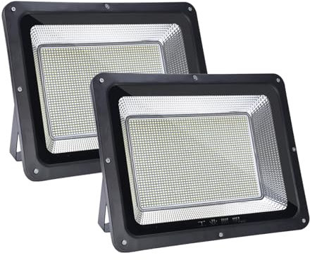 Projecteur LED extérieur 50 1000 W, lampe de travail LED IP66, éclairage de sécurité étanche, extérieur, lumière du jour 6 000 K, projecteur extérieur super lumineux pour jardin, terrasse, allée, ar