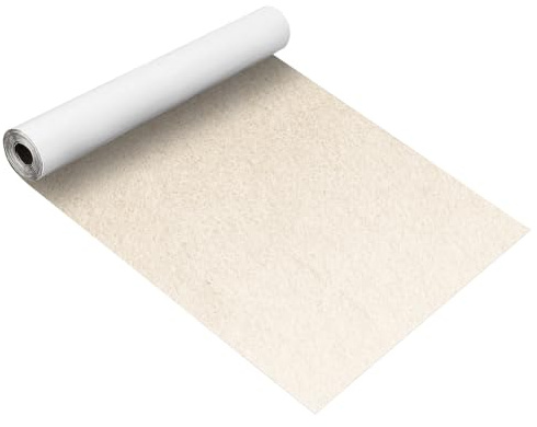 220x40cm Selbstklebender Rückseite Stick Filz, EUBSWA Adhesive Filzblätter Fabric für DIY Box Liner, Bilderrahmen, Stuhlbeine, 1mm Dicke (Cremefarben)