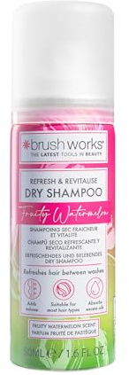 Brushworks Refresh & Revitalise Fruity Watermelon Dry Shampoo - 50ml