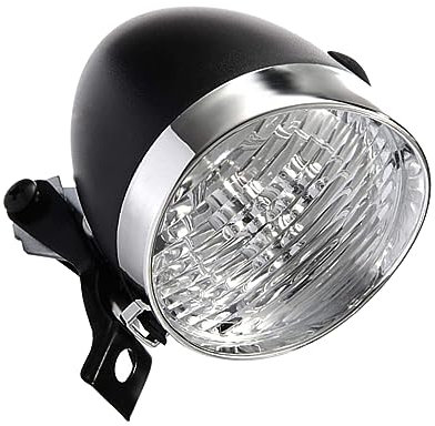 Milisten Retro Led Bike Front Light Riding Warning Lamp for Safe Night Cycling Abs Material Strong Lighting Mode Easy Installation for Mountain and Road Bikes