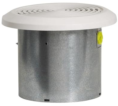 7in Bathroom Exhaust Fan 115CFM 35Db Duct Power Ceiling Ventilation Unit Small Space Effective Circulation