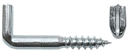 EisenRon Schraubhaken gerade mit Schlitz 5,7x65 / 30 mm verzinkt - 10 St. Winkelschraube