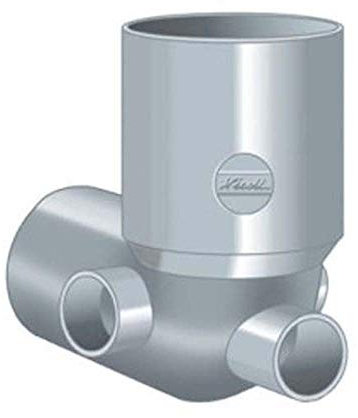 Nicoll 361-RN0556-100050 Curva di Scarico WC con 3 attacchi 100/50/50/50mm, Multicolore