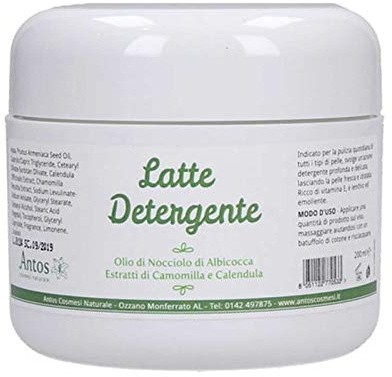 ANTOS LATTE DETERGENTE ALBICOCCA CAMOMILLA E CALENDULA VISO 200ML C1